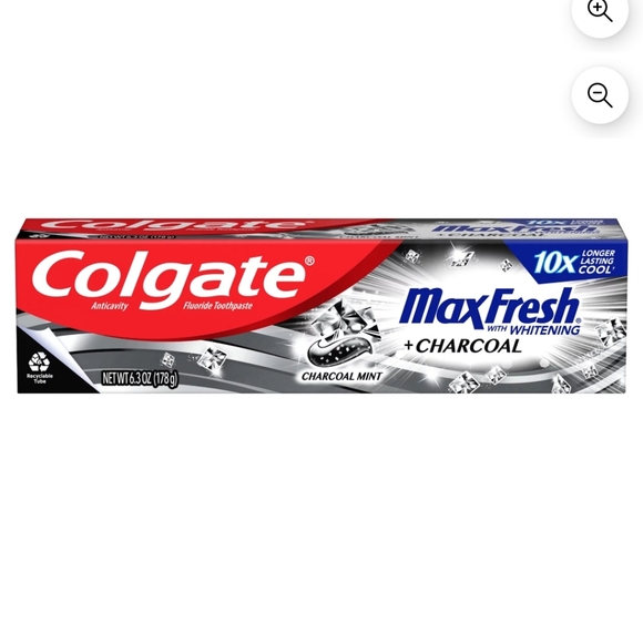 🍭7/$15 Colgate Max Fresh Whitening Toothpaste Charcoal Mint - Picture 6 of 11